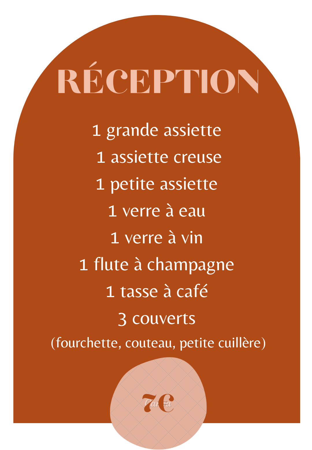Formule reception