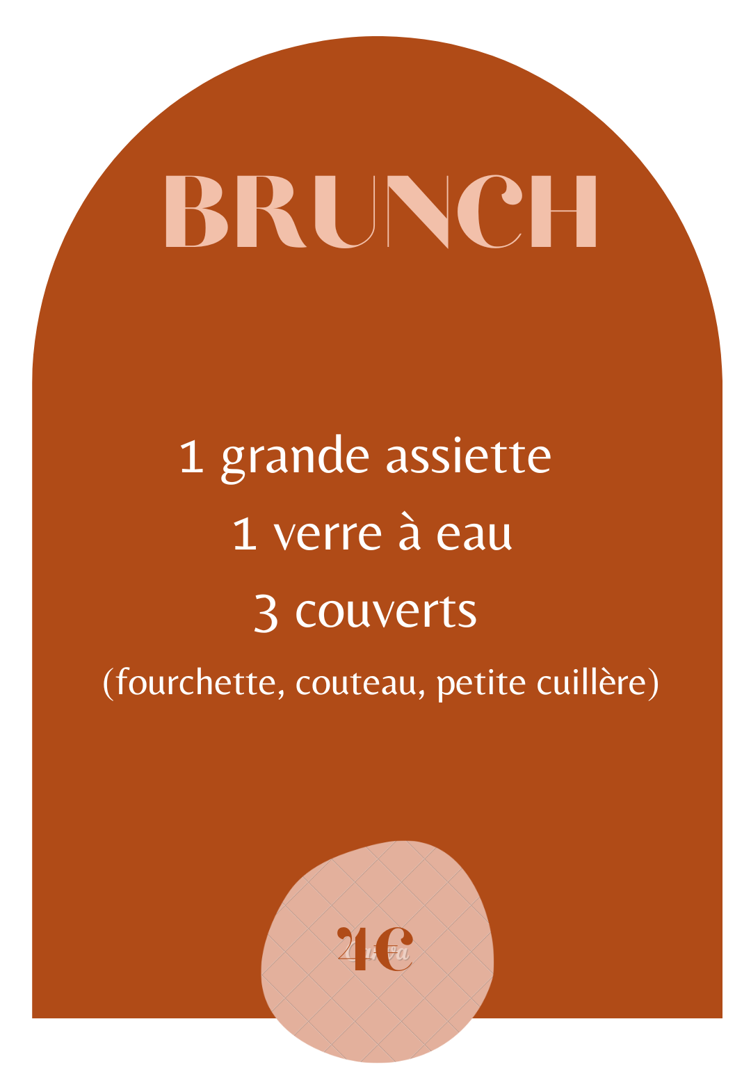 Formule brunch location vaisselle ancienne