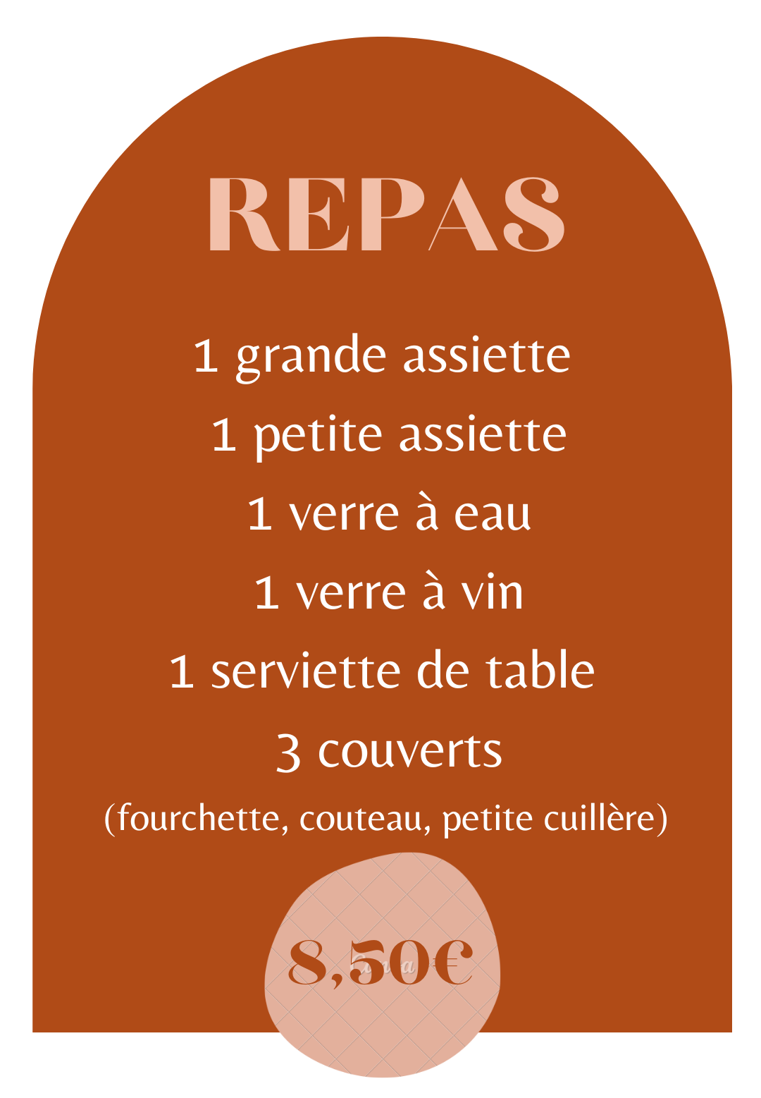formule repas location vaisselle ancienne